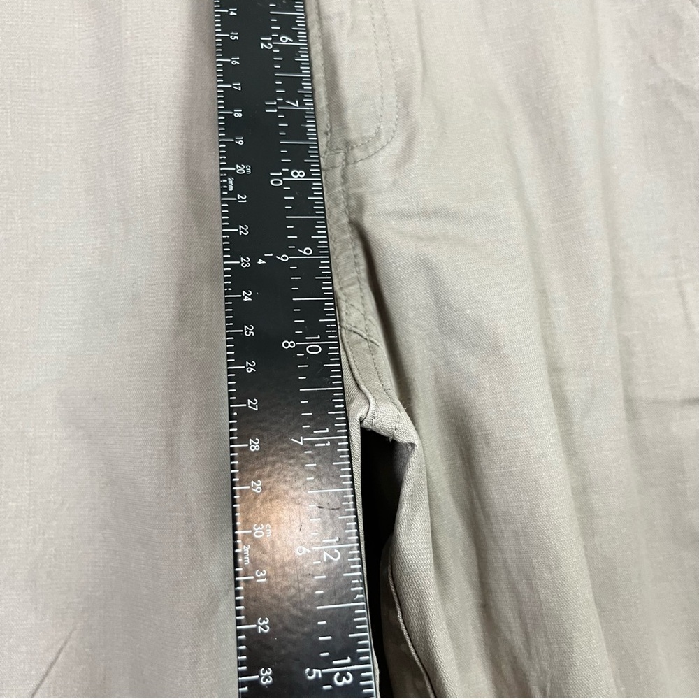 Athleta Summit Cargo Pants Mid-Rise‎ Side Stripe Outdoor Hiking Beige Women's 2 - Picture 11 of 14